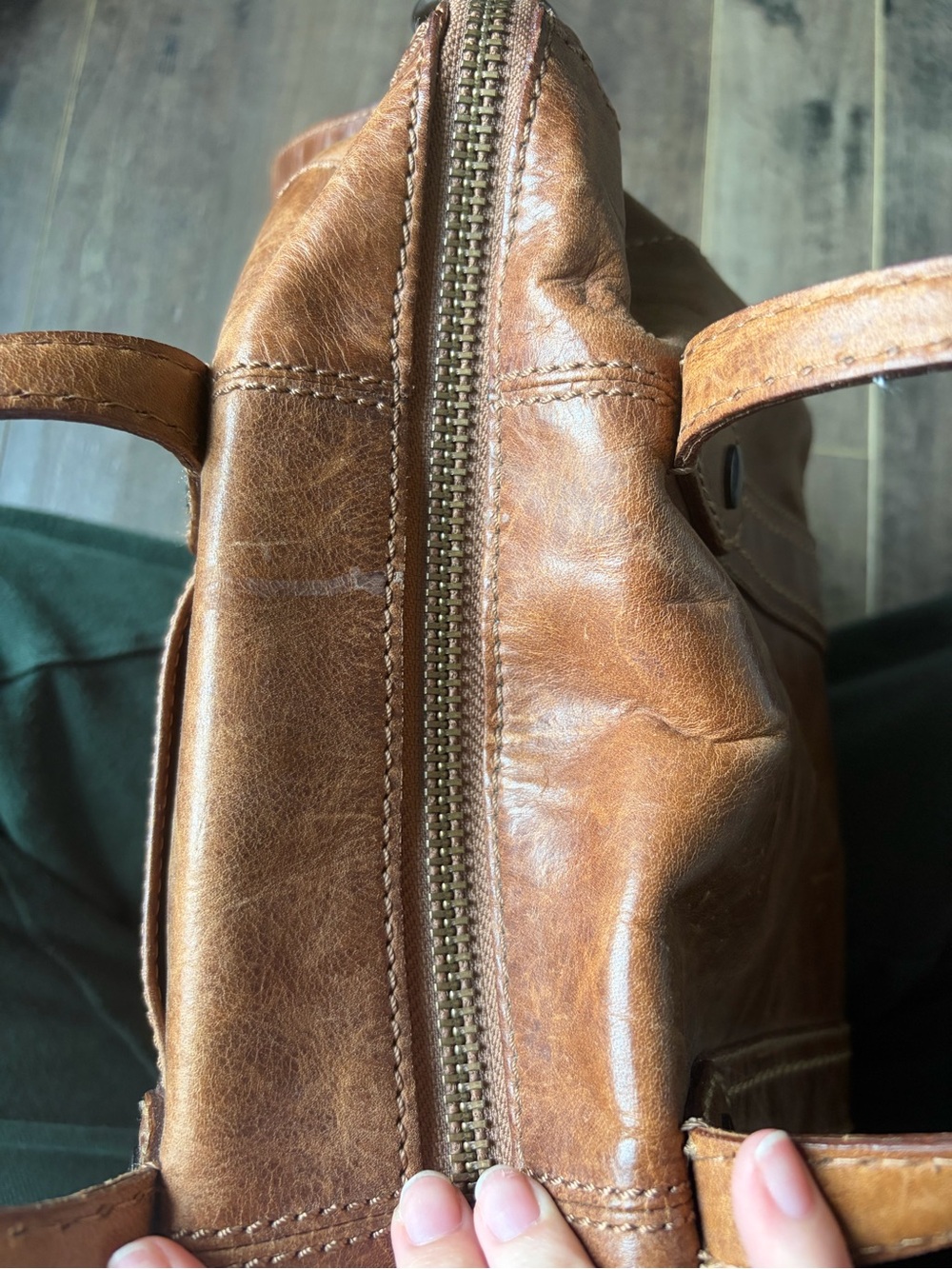 Leather Frye bag - Picture 14 of 15